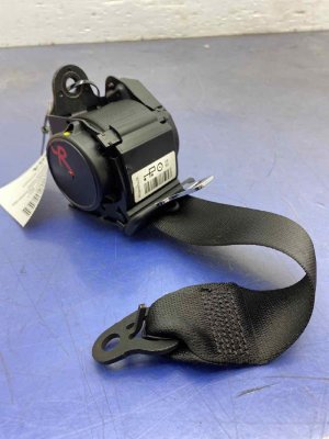 2015-2020 BMW M4 Black Seat Belt Assembly - Rear, Left (Driver) (Used OEM)