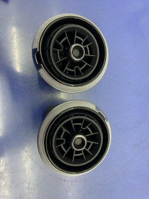 2017-2020 Audi S3 Dash Center Inner A/C Heater Air Vent Grille Set - Front (Used OEM)
