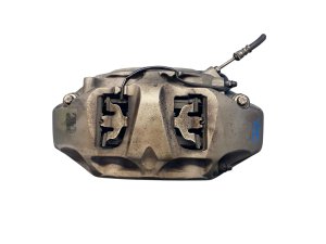 2017-2025 Audi Q7 Gray Akebono Disc Brake Caliper with Bracket - Front, Right (Passenger) (Used OEM)