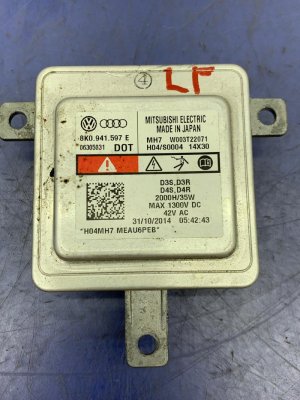 2009-2015 Audi A6 Xenon HID Headlamp Ballast Control Module - Front, Left (Driver) (Used OEM)