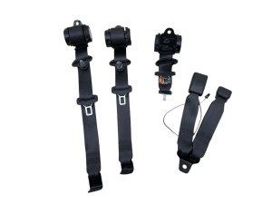 2024 GMC Acadia Black 3rd Row Seat Belt Assembly Set with Buckles - Rear, Right (Passenger) (Used OEM)