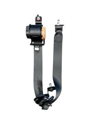 2024-2025 Hyundai Santa Fe Black 3rd Row Seat Belt Assembly - Rear, Left (Driver) (Used OEM)