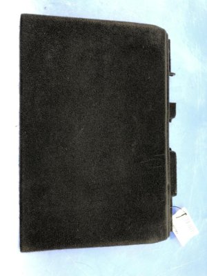2016-2021 Jaguar F-Type Black Trunk Carpet Floor Trim Cover Panel - Rear (Used OEM)