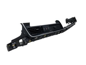 2021-2024 Audi SQ5 Black Center and Right Air Vent Grille with Hazard Switch - Front (Used OEM)