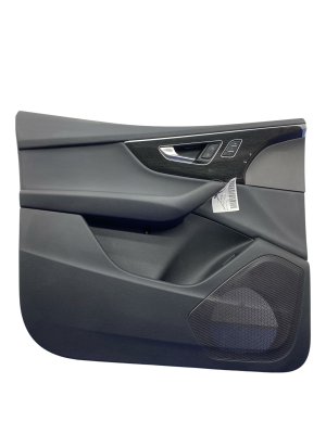 2020-2024 Audi Q7 Black Door Interior Trim Panel - Front, Left (Driver) (Used OEM)