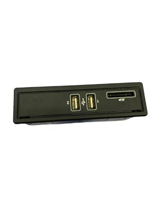 2016-2020 Mercedes-Benz E500 Black Center Console Dual USB Port and SD Card Holder Assembly (Used OEM)