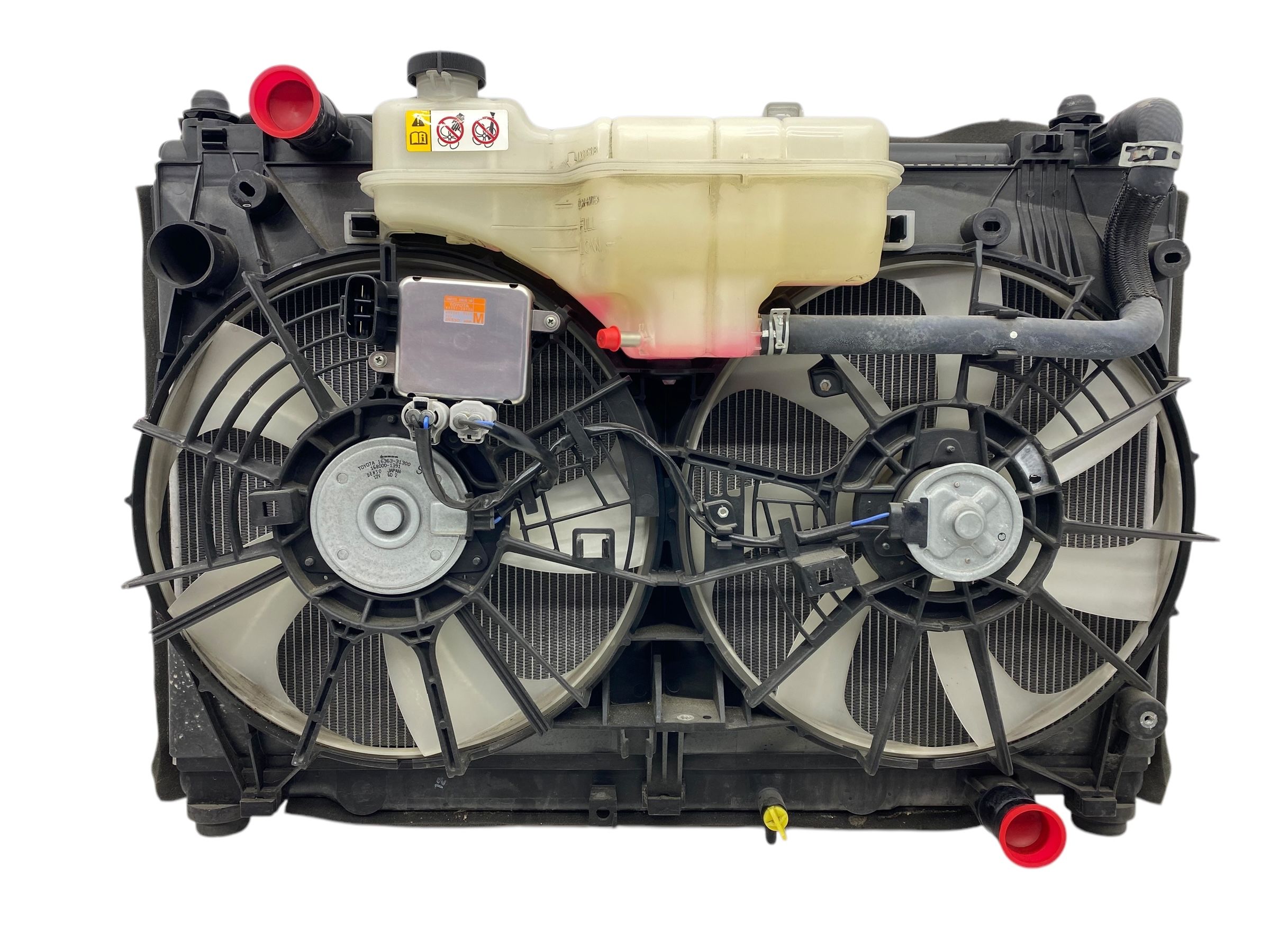 2016-2020 Lexus GS350 Radiator Cooling Fan and A/C Condenser Assembly (Used OEM)