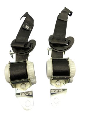 2019-2023 BMW X2 Black Seat Belt Retractor Set - Rear, Left (Driver) (Used OEM)