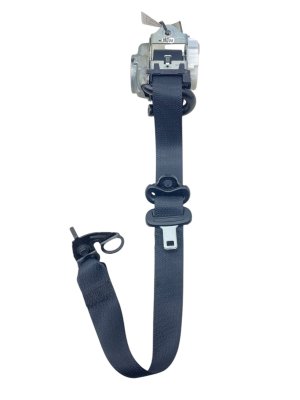 2022-2025 Ford F-150 Lightning Black Seat Belt Assembly - Rear, Left (Driver) (Used OEM)