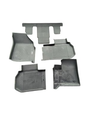 2024-2026 Chevrolet Traverse Black 5-Piece All-Weather Rubber Floor Mat Set (Used OEM)