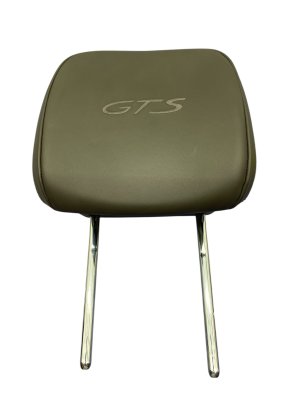 2017-2018 Porsche Macan Black Seat Leather GTS Headrest - Front, Left (Driver) (Used OEM)