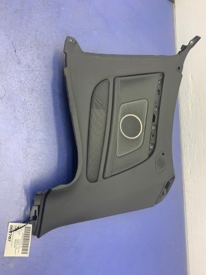 2008-2017 Audi A5 Black Interior Trim Panel with Bang & Olufsen Audio - Rear, Left (Driver) (Used OEM)