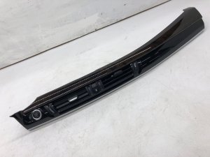 2015-2019 BMW X6 Brown Dashboard Air Vent and Trim Bezel with Ignition and Hazard Switches (Used OEM)