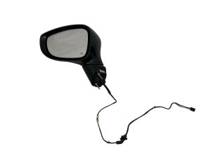 2021-2024 Chrysler Pacifica Black Power Heated Blind Spot Door/Side View Mirror with Signal Lamp - Front, Left (Driver) (Used OEM)