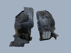 2020-2022 BMW M760i xDrive Forward and Rearward Fender Liner Splash Shield Set - Front, Right (Passenger) (Used OEM)
