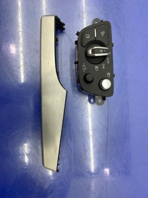 2018-2020 Audi SQ5 Silver Dash Panel Aluminum Molding Trim (Used OEM)
