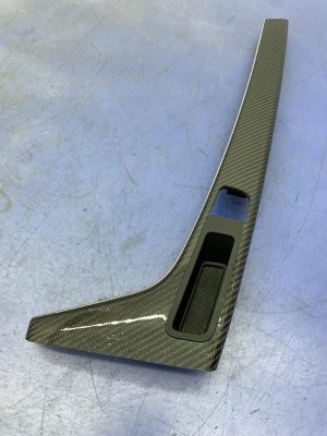 2018-2025 Audi S5 Center Console Carbon Fiber Trim Panel (Used OEM)