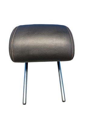 2009-2015 Jaguar XF Black Seat Leather Headrest - Rear, Left (Driver) (Used OEM)