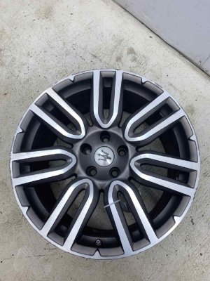 2013-2017 Maserati Quattroporte Gray 19x8.5 7 Double-Spoke Gray Machined Alloy Wheel (Used OEM)