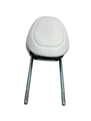  Tesla Model x White Seat Headrest - Front, Left (Driver) (Used OEM)