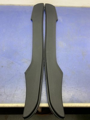 2015-2019 BMW X6 Black Lower Center Console Trim Panel Set (Used OEM)