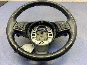 2017-2020 Jaguar XE Black Non-Heated Steering Wheel Assembly (Used OEM)