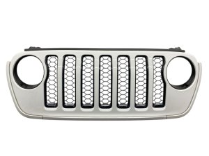 2018-2025 Jeep Wrangler White Grille Assembly with Inserts - Front (Used OEM)