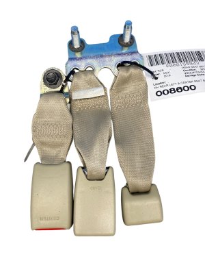 2014-2020 Acura MDX Gray and Center Seat Belt Buckle Set - Rear (Used OEM)