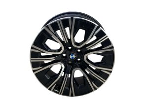 2025-2026 BMW X3 Black 20x9 5 Triple-Spoke Painted Black Alloy Wheel - Front (Used OEM)