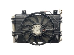  Tesla Model x Radiator, A/C Condenser, and Cooling Fan Assembly (Used OEM)