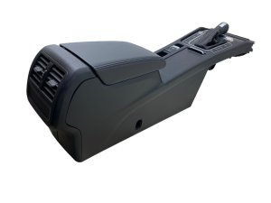 2019-2023 Volkswagen Arteon Black Center Console Assembly with Wireless Charger and Parking Brake Switch - Front (Used OEM)