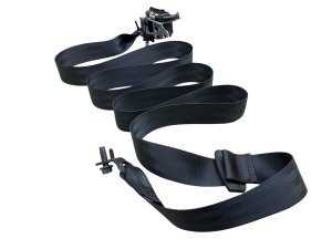 2016-2025 Volvo XC90 Charcoal (Black) Second Row Outer Seat Belt Assembly - Rear, Right (Passenger) (Used OEM)