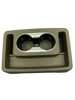 2020-2025 Lincoln Aviator Tan Center Console Cup Holder - Rear (Used OEM)