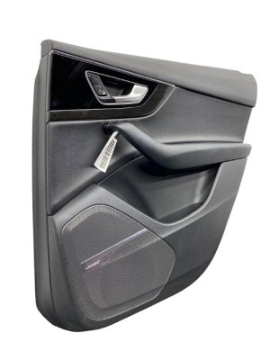 2017-2019 Audi Q7 Black Door Interior Trim Panel for Sunshade - Rear, Right (Passenger) (Used OEM)