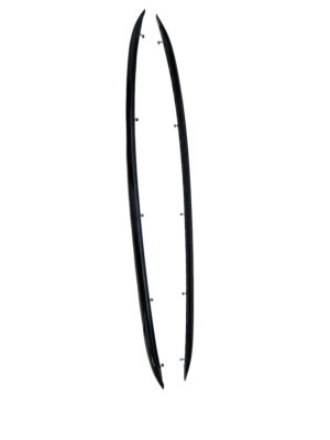 2015-2025 Porsche Macan Black Roof Rack Rail Set for Panoramic Sunroof (Used OEM)