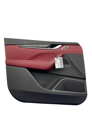 2017-2024 Maserati Levante Red Door Interior Trim Panel - Front, Left (Driver) (Used OEM)