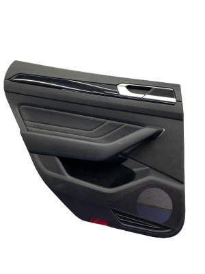 2021-2023 Volkswagen Arteon Black Door Interior Trim Panel - Rear, Left (Driver) (Used OEM)