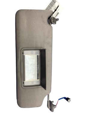 2020-2025 Honda Ridgeline Gray Illuminated Cloth Sun Visor - Front, Right (Passenger) (Used OEM)