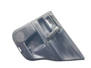 2014-2024 Toyota 4Runner Black Door Interior Trim Panel - Rear, Right (Passenger) (Used OEM)