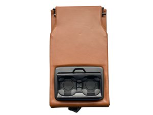 2018-2024 BMW X3 Brown Center Armrest with Cupholder - Rear (Used OEM)
