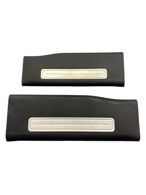 2024-2025 Lincoln Nautilus Black Door Sill Scuff Plate Trim Set - Rear (Used OEM)