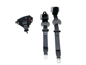 2021-2025 Toyota Sienna Gray 3rd Row Seat Belt Assembly Set - Rear (Used OEM)