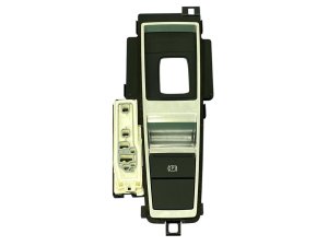 2020-2025 Audi Q7 Center Console Gear Shifter Bezel Trim Panel with Parking Brake Switch (Used OEM)