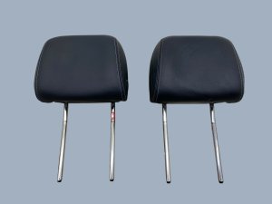 2018-2024 Audi SQ5 Black Seat Leather Headrest Set - Front, Right (Passenger) (Used OEM)