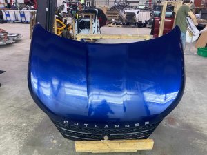 2022-2025 Mitsubishi Outlander Blue Body B-Pillar Trim Panel - Front, Left (Driver) (Used OEM)