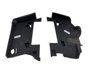 2016-2022 BMW 740i Black Under Dash Footwell Trim Cover Panel Set - Front (Used OEM)