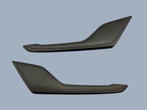 2017-2025 Mazda CX-5 Black Center Console Trim Panel Set - Front (Used OEM)