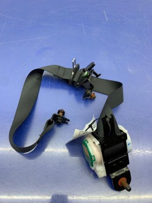 2022-2024 Hyundai Santa Cruz Black Seat Belt Assembly - Rear, Left (Driver) (Used OEM)