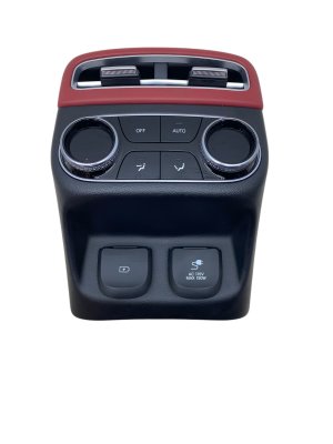 2022-2025 Genesis GV70 Red Center Console Temperature Control with Air Vent - Rear (Used OEM)