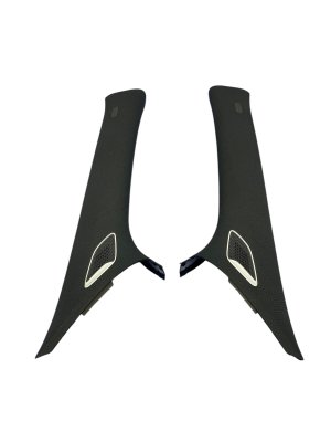 2021-2023 Mercedes-Benz GLA250 Black A-Pillar Trim Cover Panels with Speakers - Front (Used OEM)